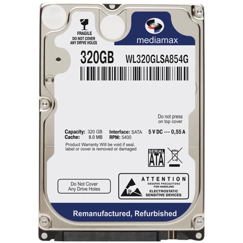 Внутрішній жорсткий диск Mediamax WL320GLSA854G RB
