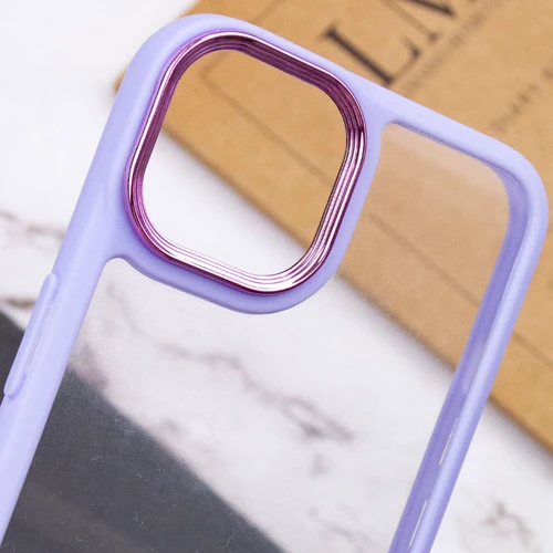 Чохол для iPhone Epik TPU+PC Lyon Case Purple для iPhone 14 Plus фото 5
