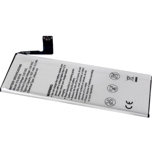 Акумулятор Акумулятор ExtraDigital для Apple iPhone SE 616-00106 1621 mAh: Колір белый