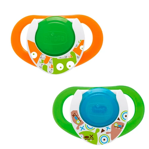 Пустышка Chicco Physio, силикон, 12 м+ (2шт) (72934.41)