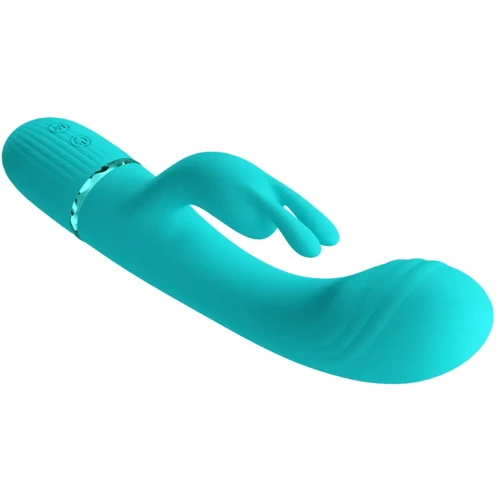 Вибромассажер для стимуляции точки G и клитора LYBAILE Pretty Love Gcocco Light green (BW-500060-1)