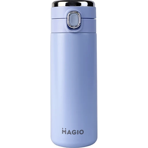 Термос Magio Smart вакуумный с термодатчиком голубой 400 мл (MG-1047B)
