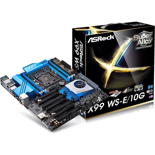ASROCK X99 WS-E: Разъемы на плате SATA 3.0, M.2, PCI Express x1