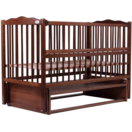 Ліжко Babyroom Веселка маятник, відкидний бік DVMO-2 бук горіх (+621999): Тип класична