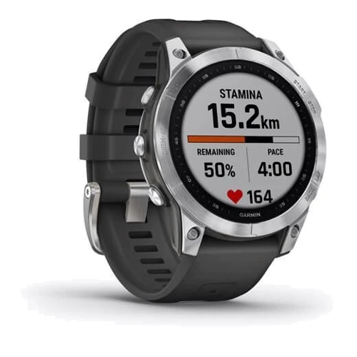 Смарт-часы Garmin Fenix 7 Silver with Graphite Band (010-02540-01): Тип гаджета Взрослые смарт часы