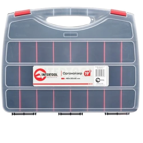 Органайзер Intertool BX-4003 19", 480х380х80 мм