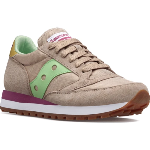 Кроссовки Saucony Jazz 81 (60539-48s) 40 (9.5) бежевые натуральная замша демисезон: Материал подкладки Текстиль