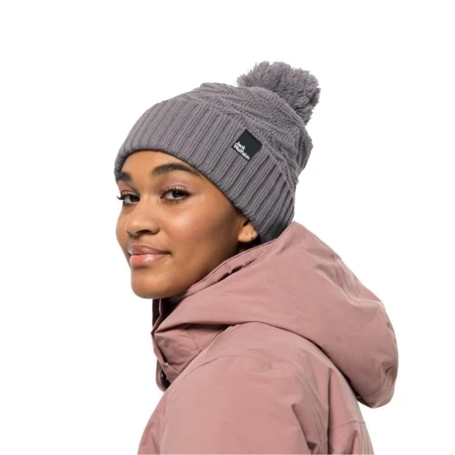 Женская шапка Jack Wolfskin Lorelei Beanie W серая (1910901_2174): Производитель Jack Wolfskin