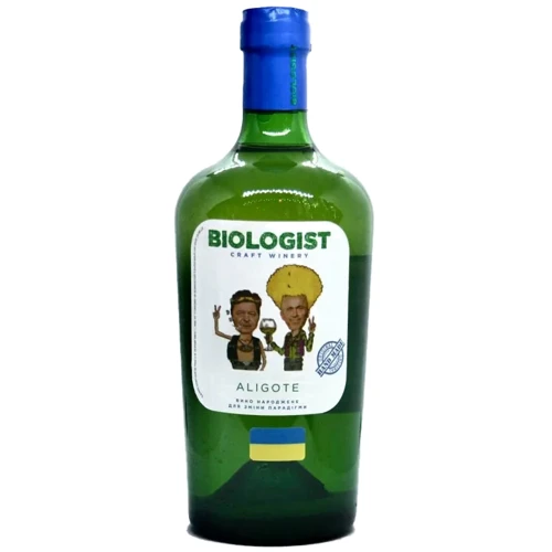 Вино Biologist Алиготе 2020 нефильтрованное белое сухое 0.75 л (BLG4820212230264)