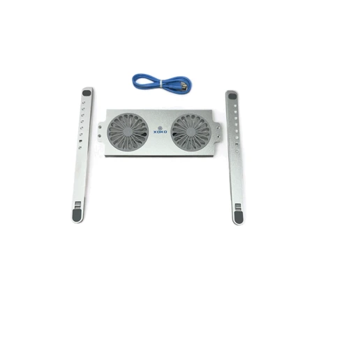 Підставка для ноутбука XOKO NST-101 Aluminium з активним охолодженням (XK-NST-101-SL): Тип подставка для ноутбука