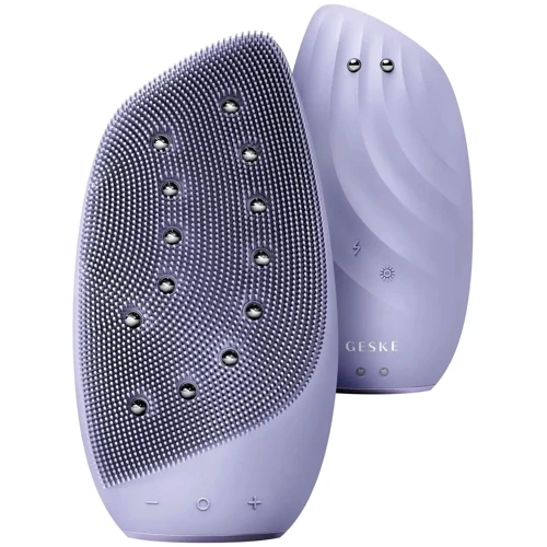 Очисна щітка для обличчя GESKE Sonic Thermo Facial Brush&Face-Lifter 8в1 purple: Виробник GESKE