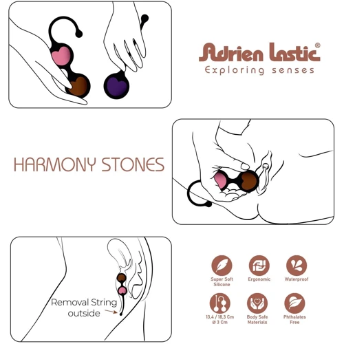 Вагинальные шарики Adrien Lastic Harmony Stones