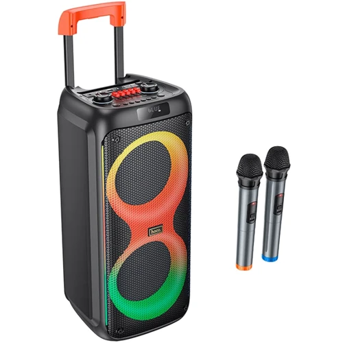 Акустика Hoco HA7 + 2 Microphone Black
