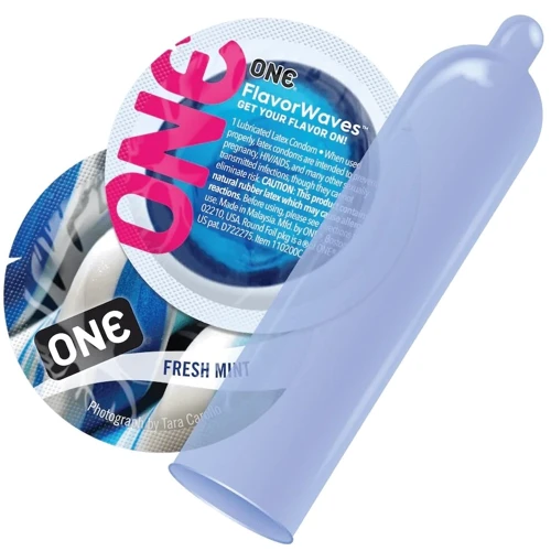 Презерватив ONE FlavorWaves Fresh Mint, 1 шт