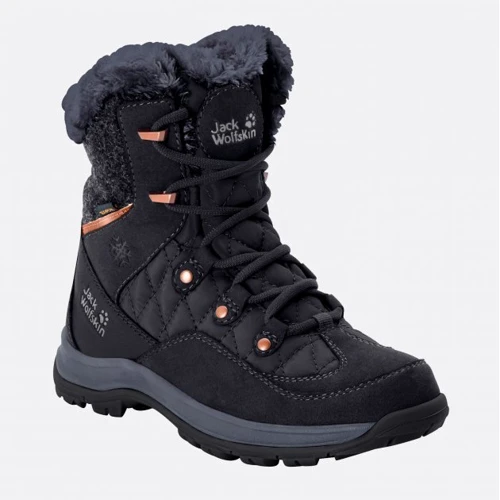 Ботинки Jack Wolfskin Aspen Texapore Mid W 4041431-6072 38 черные текстиль зима