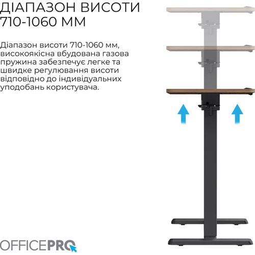 Офисный стол с регулировкой высоты OfficePro (ODM320DW)