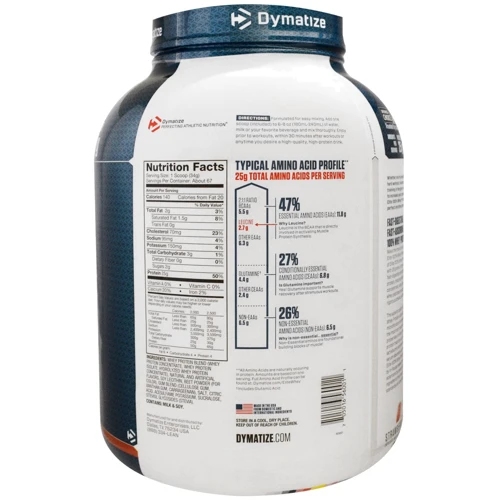 Протеин Dymatize Elite 100% Whey Protein 2300 g /67servings/ Strawberry Blast: Вид Сывороточные