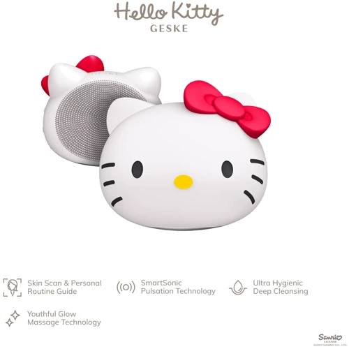 Ультразвукова щітка для обличчя GESKE Sonic Facial Brush 4в1 Hello Kitty фото 4