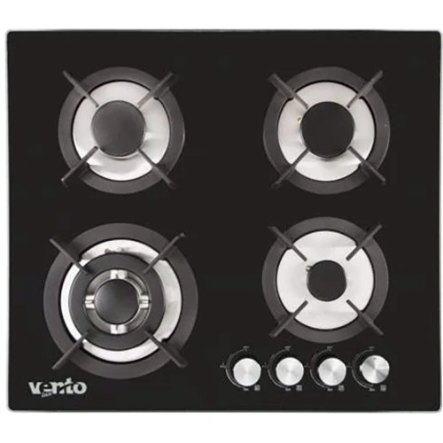 Варочная поверхность газовая Ventolux HG K7 CEST (BK): Количество конфорок 4