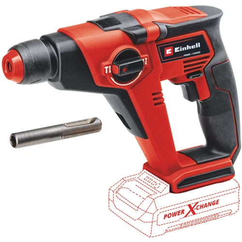 Перфоратор Einhell TE-HD 18/12 Li Solo (4513970) (без АКБ та ЗП): Тип крепления бура SDS-Plus