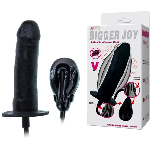 Вибратор LYBAILE Bigger Joy Inflateable Vibrating Dong
