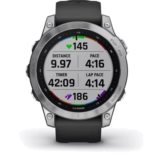 Смарт-часы Garmin Fenix 7 Silver with Graphite Band (010-02540-01): Объем внутренней памяти 32 гб