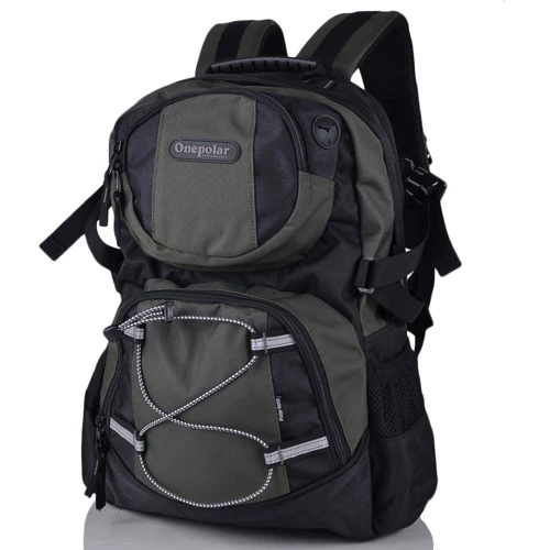 Мужской рюкзак Onepolar зеленый (W1312-green)