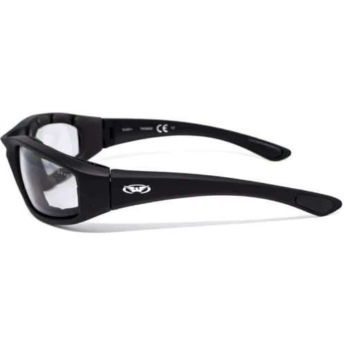 Спортивні окуляри Окуляри захисні з поляризацією Global Vision Kickback-Z Polarized+Photochromic (light gray) Anti-Fog (GV-KIKB-CL123): Тип Закрытые