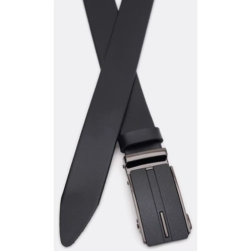 Чоловічий ремінь Borsa Leather чорний (125v1genav24-black): Стать Мужской