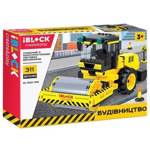 Конструктор IBLOCK Будівництво Каток (PL-920-106)