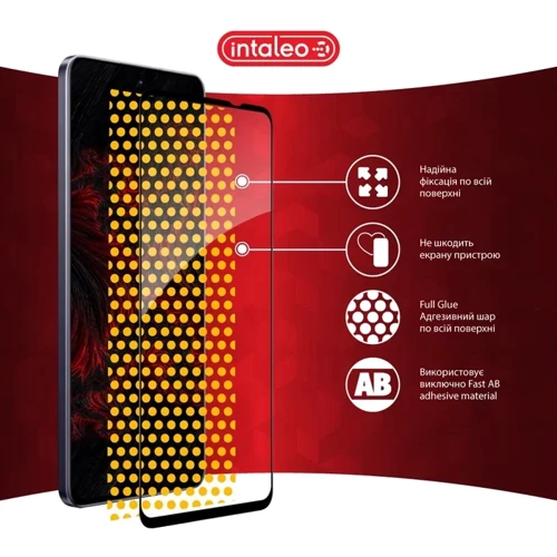 Intaleo Tempered Glass Full Glue Black for Realme 13 5G фото 6