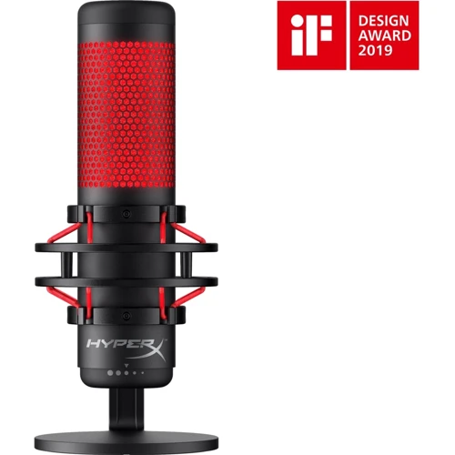 Мікрофон HyperX Quadcast (HX-MICQC-BK/4P5P6AA): Спосіб підключення провідний