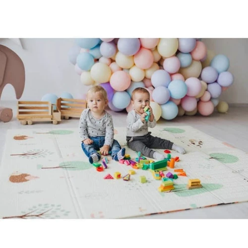 Дитячий килимок двосторонній Bambi Тигреня та овечка MR 0586-1 фото 11