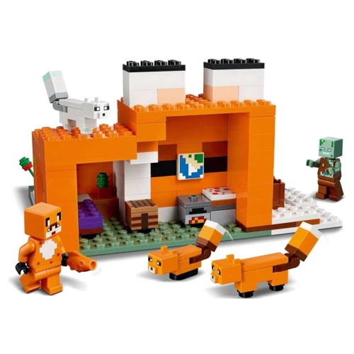 Конструктор LEGO Minecraft Лисья хижина 193 детали (21178): Рекомендуемый возраст 8+