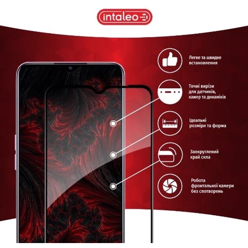 Аксессуар для смартфона Intaleo Tempered Glass Full Glue Black for Tecno POP 3 (BB2): Совместимость Tecno POP 3 (BB2)