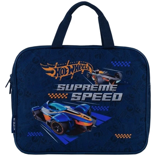 Шкільна текстильна сумка Kite A4 1 відділення 589 Hot Wheels (HW24-589): Формат A4