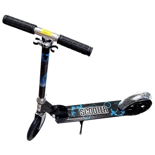 Двоколісний самокат Scooter 460. Black (складаний): Тип коліс литі