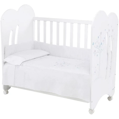 Ліжечко дитяче Micuna Aura White 120х60 см біле (AURA WHITE)