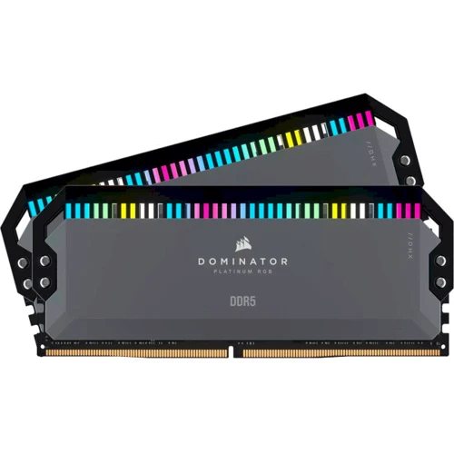 Corsair 64 GB (2x32GB) DDR5 6000 MHz DOMINATOR PLATINUM RGB (CMT64GX5M2B6000Z30): Тип DDR5