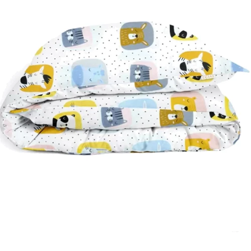 Комплект дитячої постільної білизни Cosas Animals Color Mustard (4822052078624)