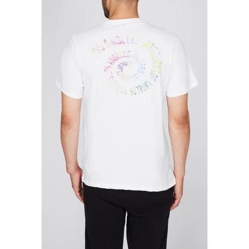 Футболка 47 Brand LA Dodgers Tie Dye Print Backe (544212-FS) L біла з принтом: Сезон Лето