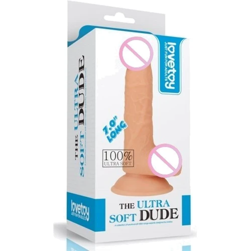Фаллоимитатор Lovetoy 7" The Ultra Soft Dude, Flesh
