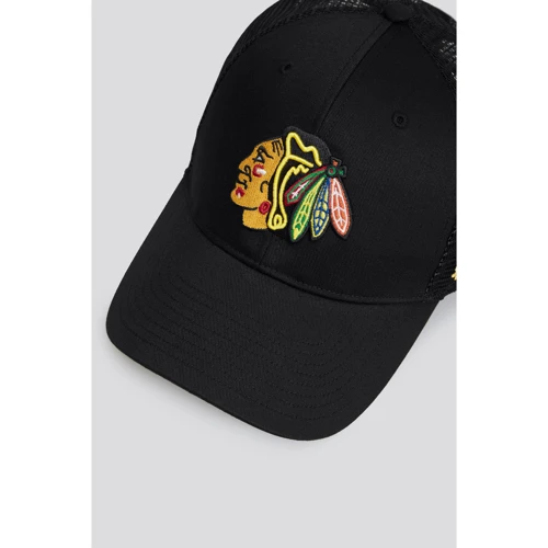 Чоловічі бейсболки 47 Brand Chicago Blackhawks Branson чорна (H-LAURL01CTP-BK) фото 3
