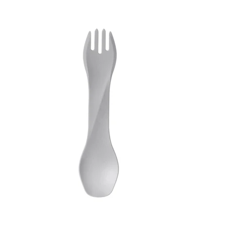 Прилад Ложка-вилка Humangear GoBites Uno Light Gray