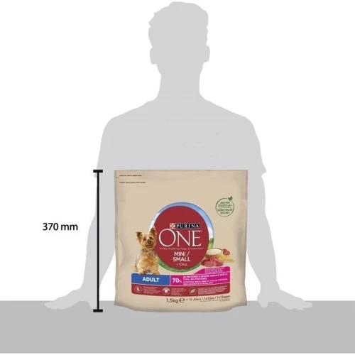 Сухий корм Purina ONE mini для активних собак малих порід з яловичиною та рисом 6х1.5кг (12414048): Порода Малые