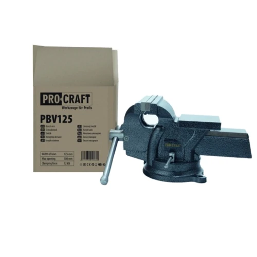 Тиски слесарные Procraft PBV125: Количество предметов в наборе, шт 1
