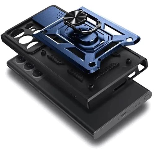 Чехол для телефонов Mobile Case Camshield Serge Ring Blue for Samsung S938 Galaxy S25 Ultra: Тип накладка на заднюю часть