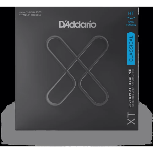 Струна для гитар Струны для классической гитары D'ADDARIO XTC46TT XT DYNACORE TITANIUM CLASSICAL HARD TENSION