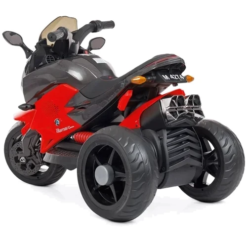 Детский электромотоцикл 3 колесный Bambi Racer красный (M 4274EL-3): Максимальная скорость, км/ч 5