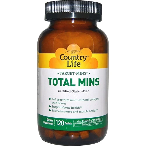 Country Life Target-Mins Total Mins 120 Tabs